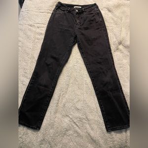 pacsun black mom jeans